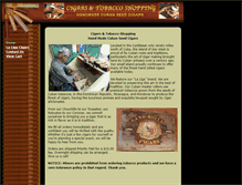 Tablet Screenshot of cigars-tobacco-shopping.com